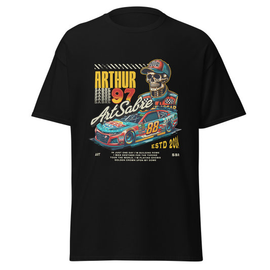 Skeleton Driver Art Sabre Tee